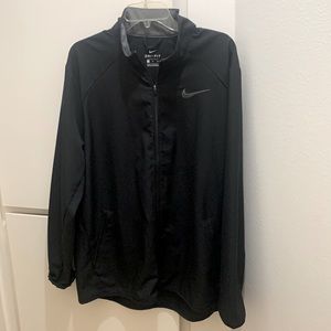 Black Nike Dri-fit Lightweight Jacket